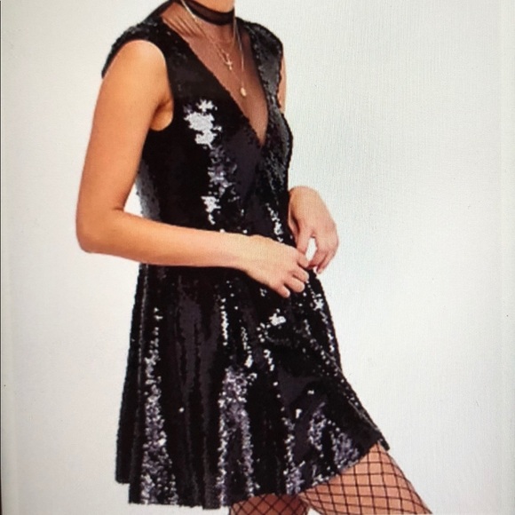 Free People Dance Till Dawn Sequin Dress NWT - Picture 2 of 8
